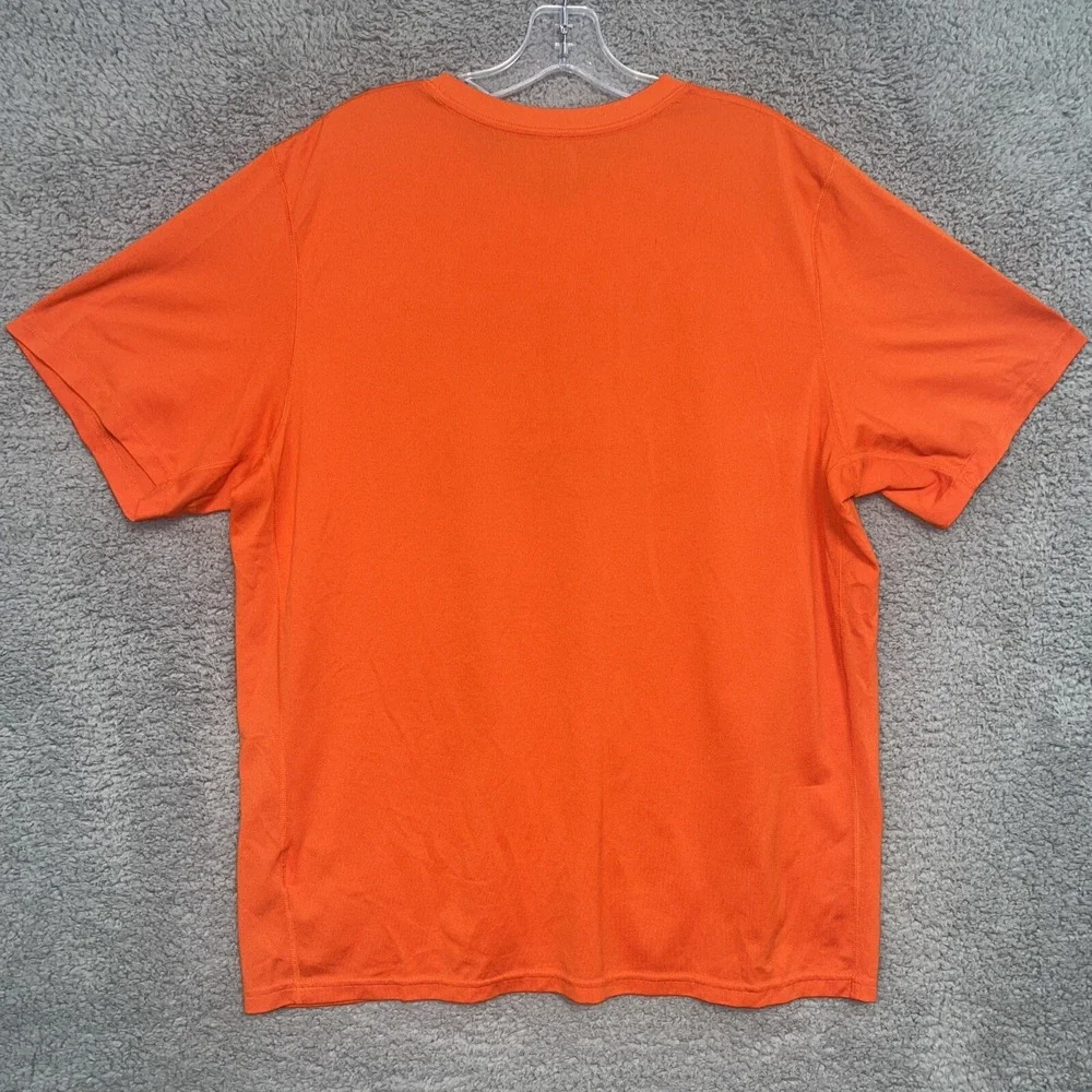 VTG‎ Nike Team Clemson Tigers T Shirt Men's Size L Orange Tee Football NCAA